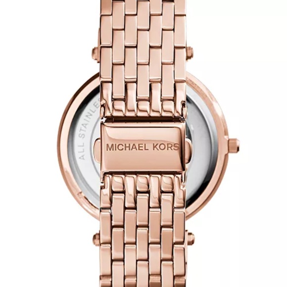 Michael Kors Women's Darci Rose Gold-Tone Stainless Steel Bracelet Watch 39mm - Picture 3 of 5